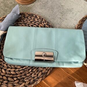 Gorgeous Tiffany Blue Envelope Bag